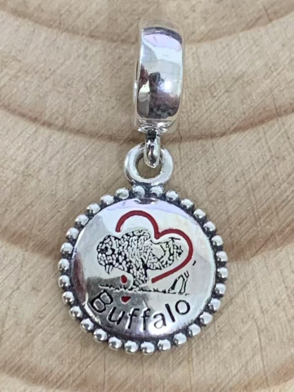 Pandora Buffalo Dangle Charm, S925 Silver Jewelry